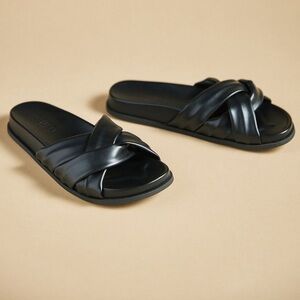 Silent D Helena Sandal Slide Black Size 39, 8-8.5 Anthropologie